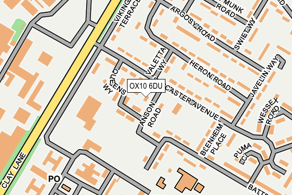 OX10 6DU map - OS OpenMap – Local (Ordnance Survey) OX10 6DU map - OS OpenMap – Local (Ordnance Survey)