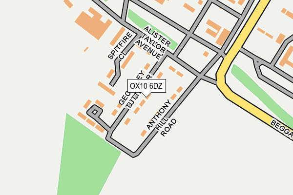 OX10 6DZ map - OS OpenMap – Local (Ordnance Survey) OX10 6DZ map - OS OpenMap – Local (Ordnance Survey)