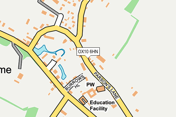 OX10 6HN map - OS OpenMap – Local (Ordnance Survey) OX10 6HN map - OS OpenMap – Local (Ordnance Survey)