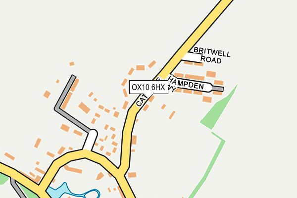 OX10 6HX map - OS OpenMap – Local (Ordnance Survey) OX10 6HX map - OS OpenMap – Local (Ordnance Survey)
