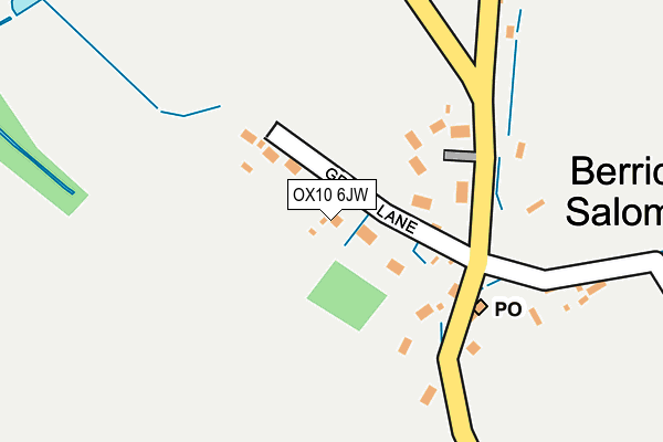 OX10 6JW map - OS OpenMap – Local (Ordnance Survey) OX10 6JW map - OS OpenMap – Local (Ordnance Survey)