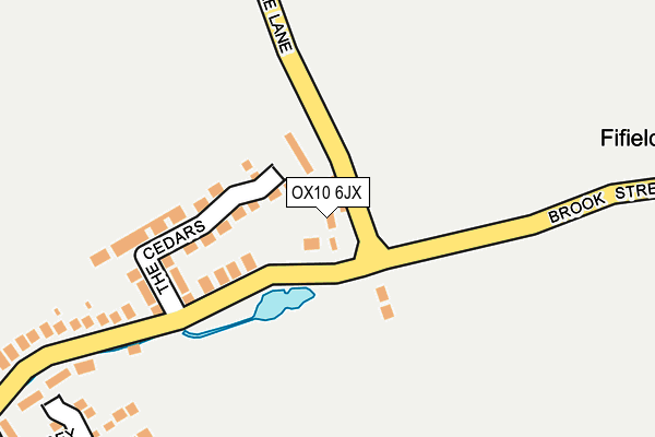 OX10 6JX map - OS OpenMap – Local (Ordnance Survey) OX10 6JX map - OS OpenMap – Local (Ordnance Survey)
