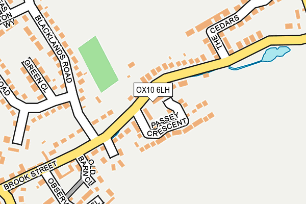 OX10 6LH map - OS OpenMap – Local (Ordnance Survey)