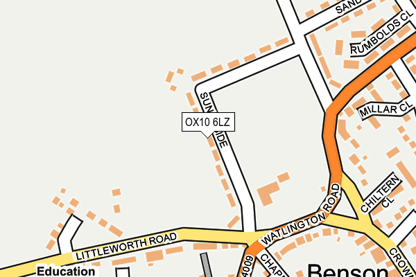 OX10 6LZ map - OS OpenMap – Local (Ordnance Survey) OX10 6LZ map - OS OpenMap – Local (Ordnance Survey)