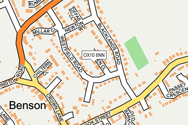 OX10 6NN map - OS OpenMap – Local (Ordnance Survey) OX10 6NN map - OS OpenMap – Local (Ordnance Survey)