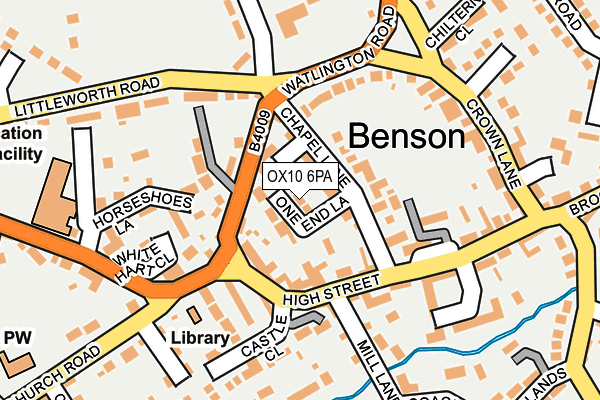 OX10 6PA map - OS OpenMap – Local (Ordnance Survey) OX10 6PA map - OS OpenMap – Local (Ordnance Survey)