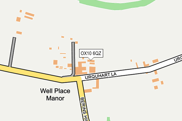 OX10 6QZ map - OS OpenMap – Local (Ordnance Survey) OX10 6QZ map - OS OpenMap – Local (Ordnance Survey)
