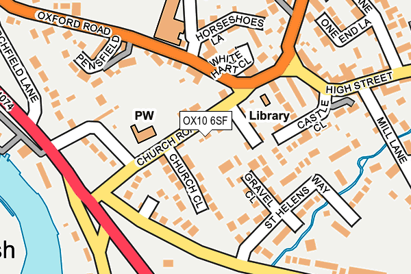 OX10 6SF map - OS OpenMap – Local (Ordnance Survey) OX10 6SF map - OS OpenMap – Local (Ordnance Survey)