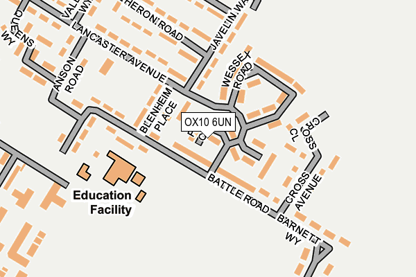 OX10 6UN map - OS OpenMap – Local (Ordnance Survey) OX10 6UN map - OS OpenMap – Local (Ordnance Survey)