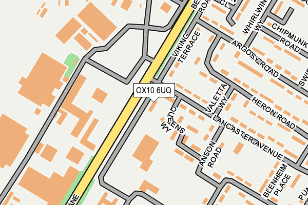 OX10 6UQ map - OS OpenMap – Local (Ordnance Survey) OX10 6UQ map - OS OpenMap – Local (Ordnance Survey)