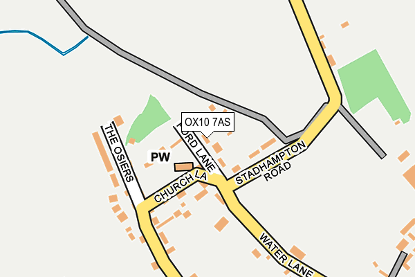 OX10 7AS map - OS OpenMap – Local (Ordnance Survey) OX10 7AS map - OS OpenMap – Local (Ordnance Survey)