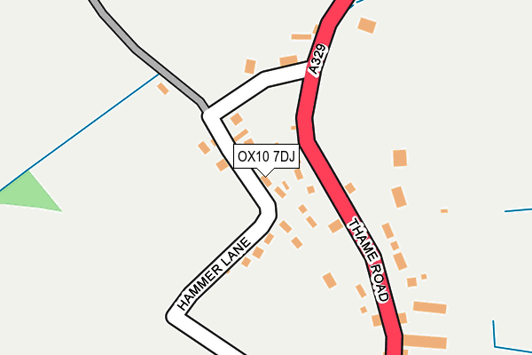 OX10 7DJ map - OS OpenMap – Local (Ordnance Survey) OX10 7DJ map - OS OpenMap – Local (Ordnance Survey)
