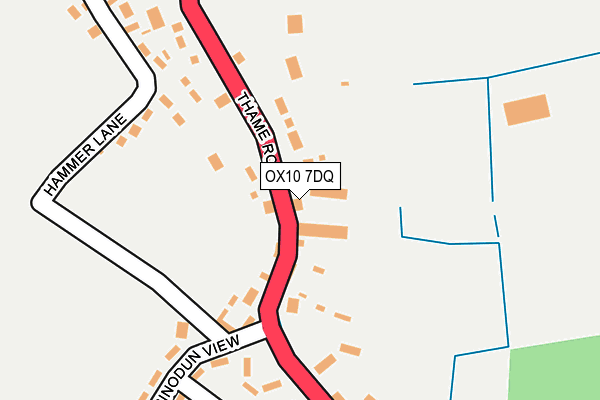 OX10 7DQ map - OS OpenMap – Local (Ordnance Survey) OX10 7DQ map - OS OpenMap – Local (Ordnance Survey)