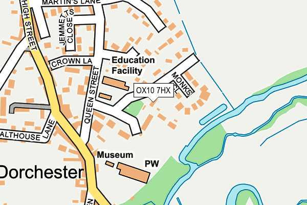OX10 7HX map - OS OpenMap – Local (Ordnance Survey) OX10 7HX map - OS OpenMap – Local (Ordnance Survey)