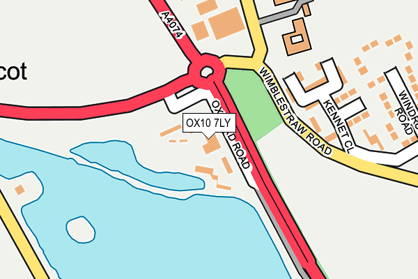 OX10 7LY map - OS OpenMap – Local (Ordnance Survey) OX10 7LY map - OS OpenMap – Local (Ordnance Survey)