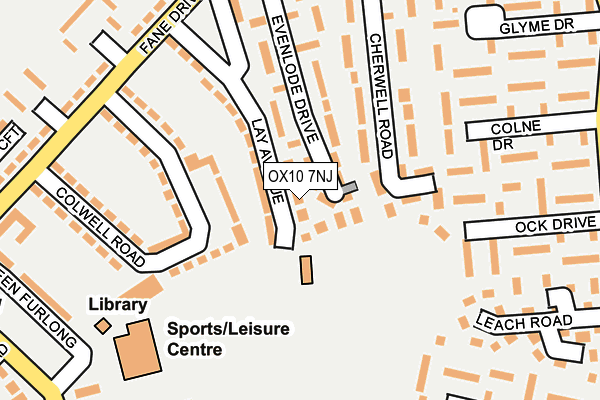 OX10 7NJ map - OS OpenMap – Local (Ordnance Survey) OX10 7NJ map - OS OpenMap – Local (Ordnance Survey)