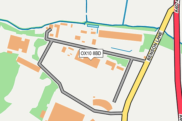 OX10 8BD map - OS OpenMap – Local (Ordnance Survey) OX10 8BD map - OS OpenMap – Local (Ordnance Survey)