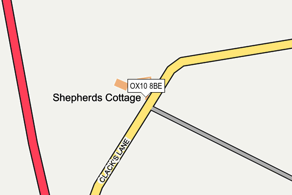 OX10 8BE map - OS OpenMap – Local (Ordnance Survey) OX10 8BE map - OS OpenMap – Local (Ordnance Survey)