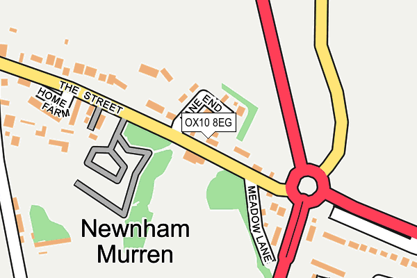 OX10 8EG map - OS OpenMap – Local (Ordnance Survey) OX10 8EG map - OS OpenMap – Local (Ordnance Survey)
