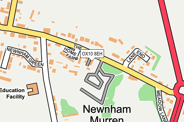 OX10 8EH map - OS OpenMap – Local (Ordnance Survey) OX10 8EH map - OS OpenMap – Local (Ordnance Survey)