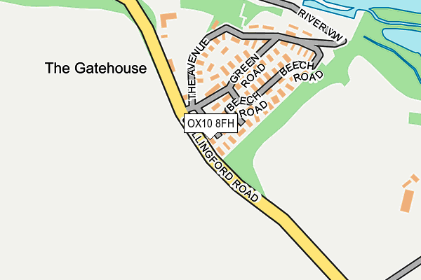 OX10 8FH map - OS OpenMap – Local (Ordnance Survey) OX10 8FH map - OS OpenMap – Local (Ordnance Survey)