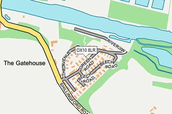 OX10 8LR map - OS OpenMap – Local (Ordnance Survey) OX10 8LR map - OS OpenMap – Local (Ordnance Survey)