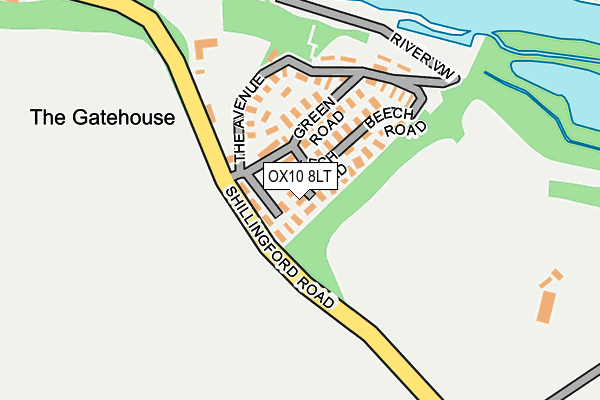 OX10 8LT map - OS OpenMap – Local (Ordnance Survey) OX10 8LT map - OS OpenMap – Local (Ordnance Survey)