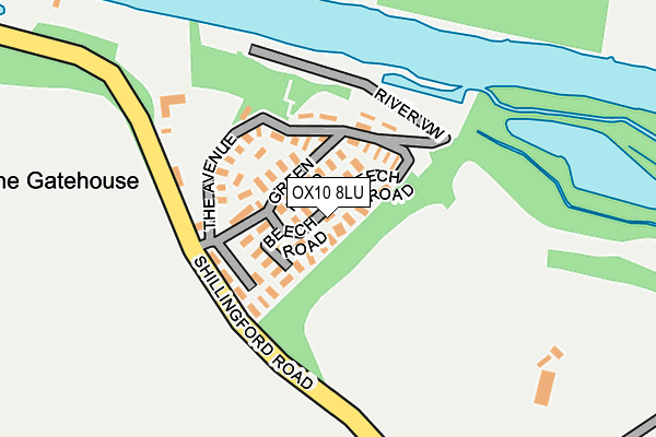 OX10 8LU map - OS OpenMap – Local (Ordnance Survey) OX10 8LU map - OS OpenMap – Local (Ordnance Survey)