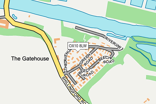 OX10 8LW map - OS OpenMap – Local (Ordnance Survey) OX10 8LW map - OS OpenMap – Local (Ordnance Survey)