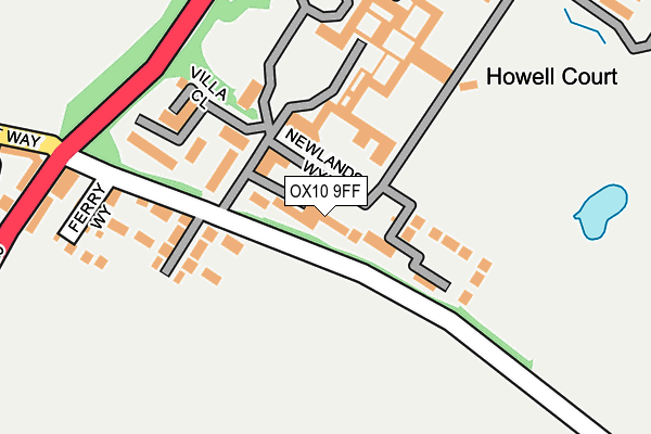 OX10 9FF map - OS OpenMap – Local (Ordnance Survey) OX10 9FF map - OS OpenMap – Local (Ordnance Survey)