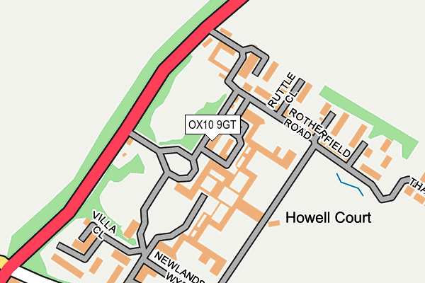 OX10 9GT map - OS OpenMap – Local (Ordnance Survey) OX10 9GT map - OS OpenMap – Local (Ordnance Survey)