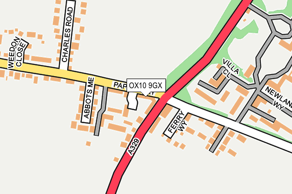 OX10 9GX map - OS OpenMap – Local (Ordnance Survey) OX10 9GX map - OS OpenMap – Local (Ordnance Survey)