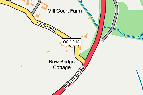OX10 9HQ map - OS OpenMap – Local (Ordnance Survey) OX10 9HQ map - OS OpenMap – Local (Ordnance Survey)