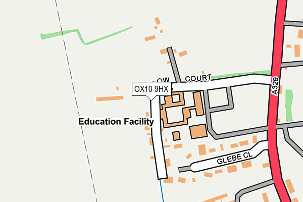 OX10 9HX map - OS OpenMap – Local (Ordnance Survey) OX10 9HX map - OS OpenMap – Local (Ordnance Survey)