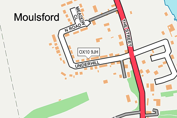 OX10 9JH map - OS OpenMap – Local (Ordnance Survey)