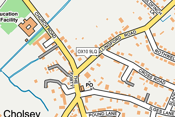 OX10 9LQ map - OS OpenMap – Local (Ordnance Survey) OX10 9LQ map - OS OpenMap – Local (Ordnance Survey)