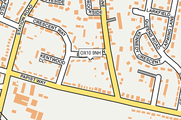 OX10 9NH map - OS OpenMap – Local (Ordnance Survey) OX10 9NH map - OS OpenMap – Local (Ordnance Survey)
