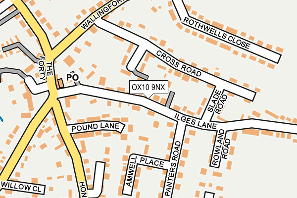 OX10 9NX map - OS OpenMap – Local (Ordnance Survey) OX10 9NX map - OS OpenMap – Local (Ordnance Survey)