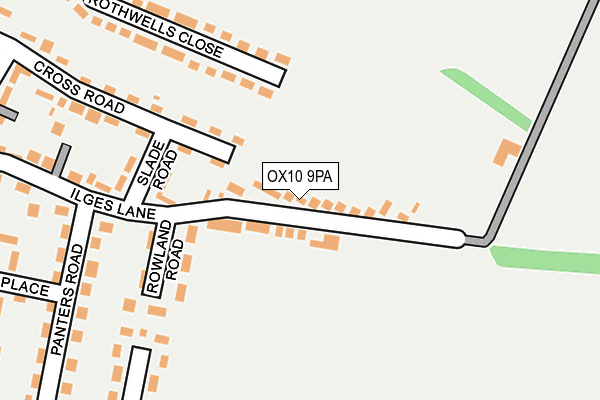 OX10 9PA map - OS OpenMap – Local (Ordnance Survey) OX10 9PA map - OS OpenMap – Local (Ordnance Survey)