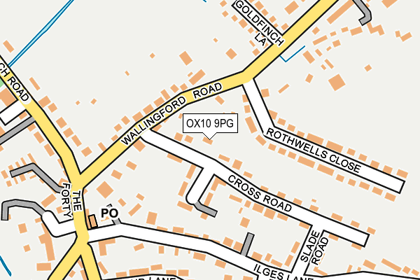 OX10 9PG map - OS OpenMap – Local (Ordnance Survey) OX10 9PG map - OS OpenMap – Local (Ordnance Survey)