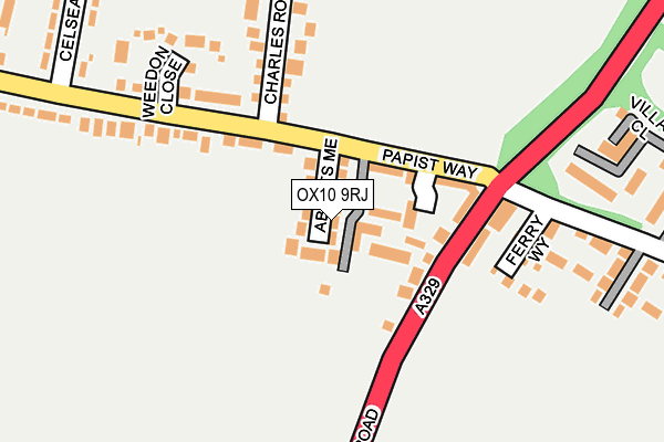 OX10 9RJ map - OS OpenMap – Local (Ordnance Survey) OX10 9RJ map - OS OpenMap – Local (Ordnance Survey)