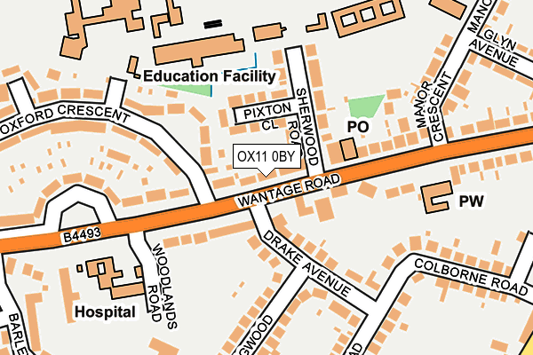 OX11 0BY map - OS OpenMap – Local (Ordnance Survey) OX11 0BY map - OS OpenMap – Local (Ordnance Survey)