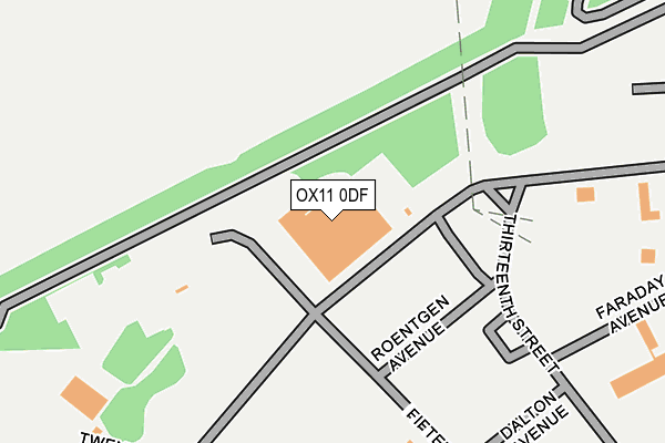 OX11 0DF map - OS OpenMap – Local (Ordnance Survey) OX11 0DF map - OS OpenMap – Local (Ordnance Survey)