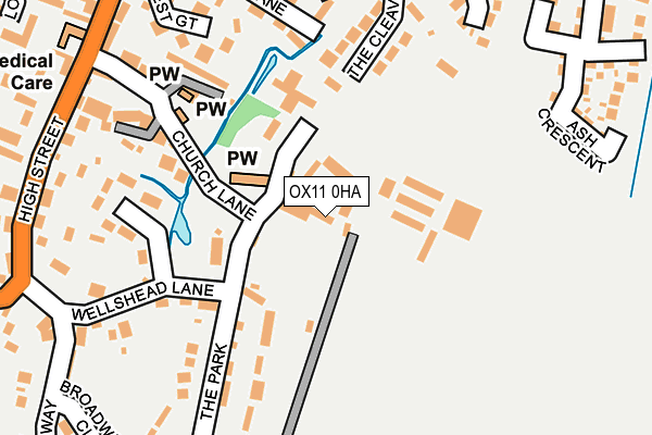 OX11 0HA map - OS OpenMap – Local (Ordnance Survey) OX11 0HA map - OS OpenMap – Local (Ordnance Survey)
