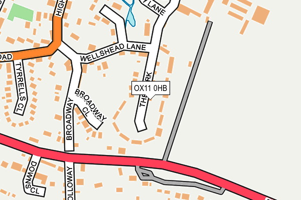 OX11 0HB map - OS OpenMap – Local (Ordnance Survey) OX11 0HB map - OS OpenMap – Local (Ordnance Survey)