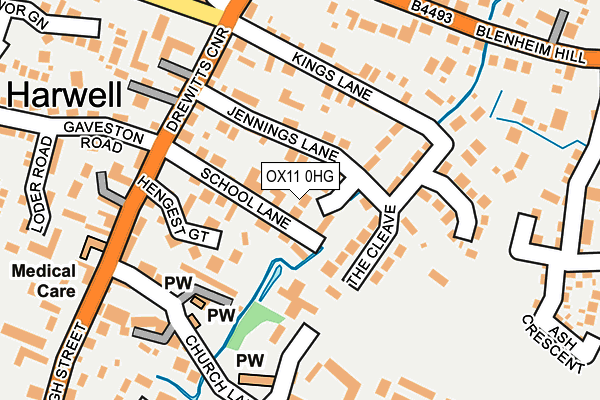 OX11 0HG map - OS OpenMap – Local (Ordnance Survey) OX11 0HG map - OS OpenMap – Local (Ordnance Survey)