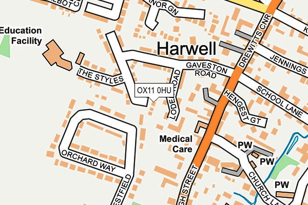 OX11 0HU map - OS OpenMap – Local (Ordnance Survey) OX11 0HU map - OS OpenMap – Local (Ordnance Survey)
