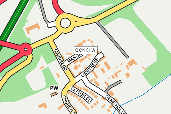OX11 0HW map - OS OpenMap – Local (Ordnance Survey) OX11 0HW map - OS OpenMap – Local (Ordnance Survey)