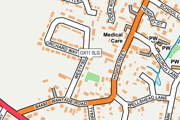 OX11 0LG map - OS OpenMap – Local (Ordnance Survey) OX11 0LG map - OS OpenMap – Local (Ordnance Survey)