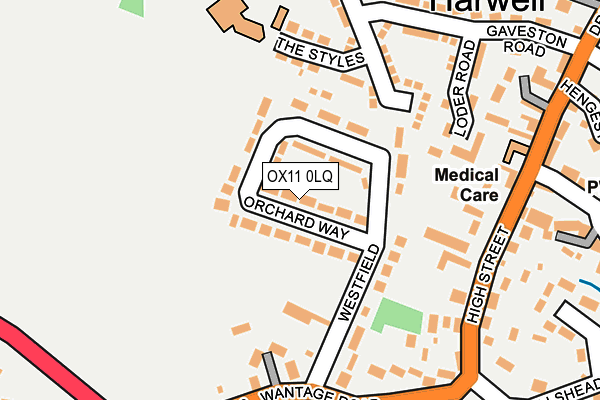 OX11 0LQ map - OS OpenMap – Local (Ordnance Survey) OX11 0LQ map - OS OpenMap – Local (Ordnance Survey)